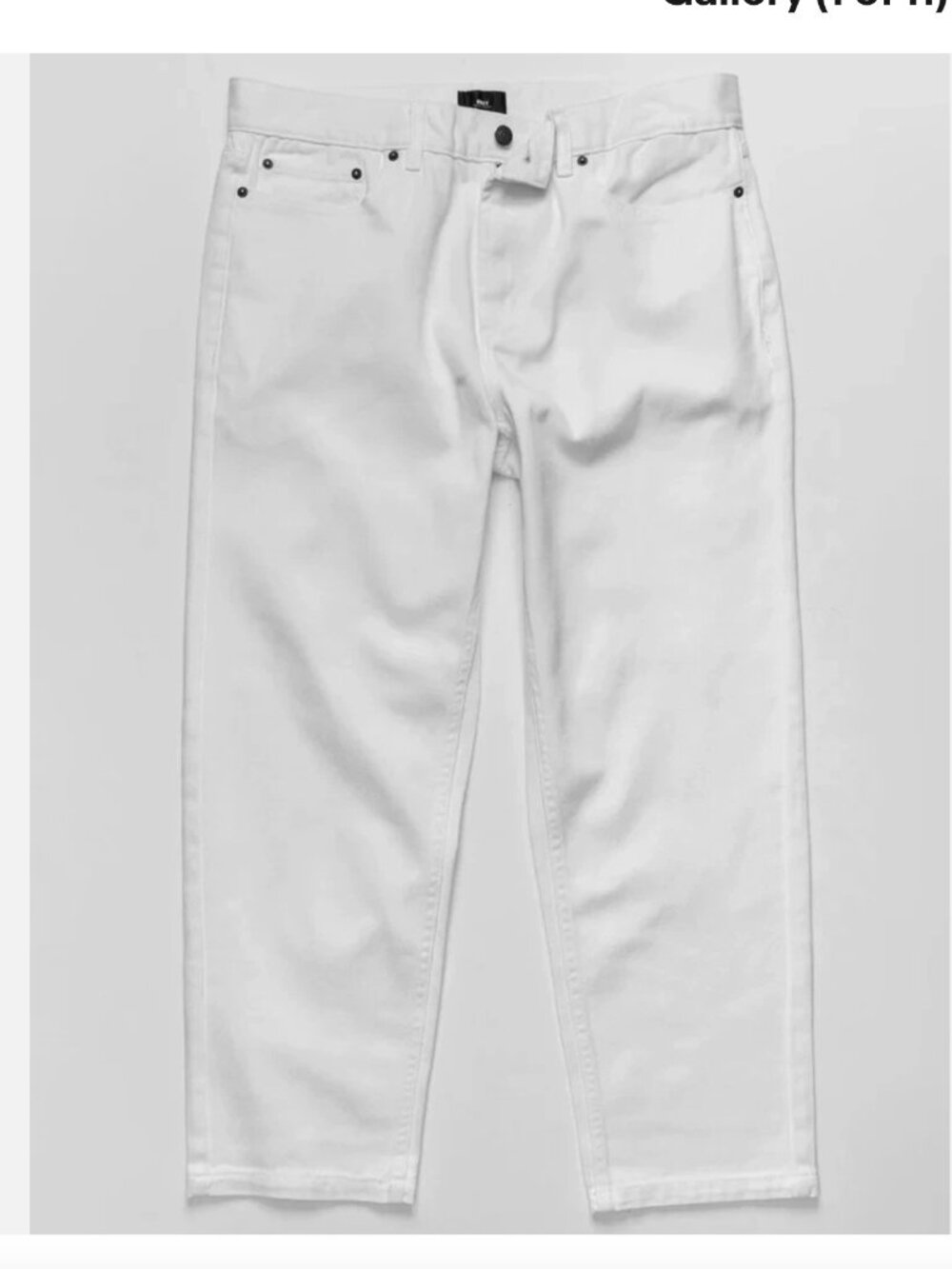 OBEY Bender 90s Mens White Jeans 32x27